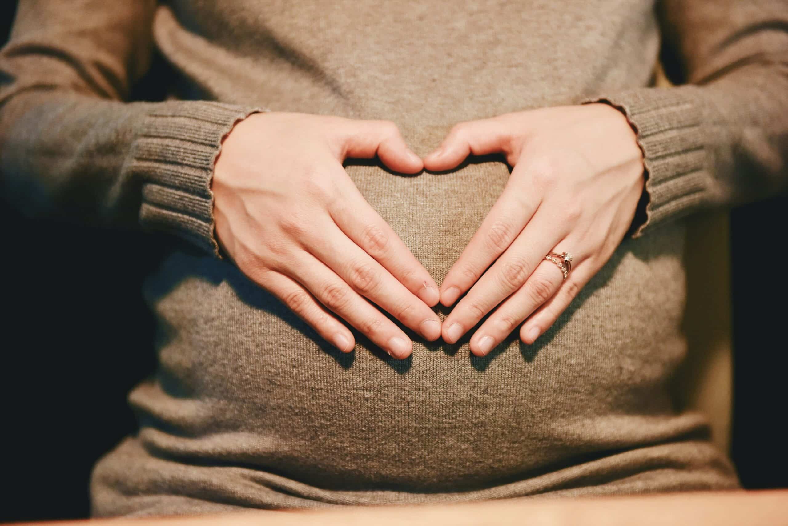 a pregnant woman