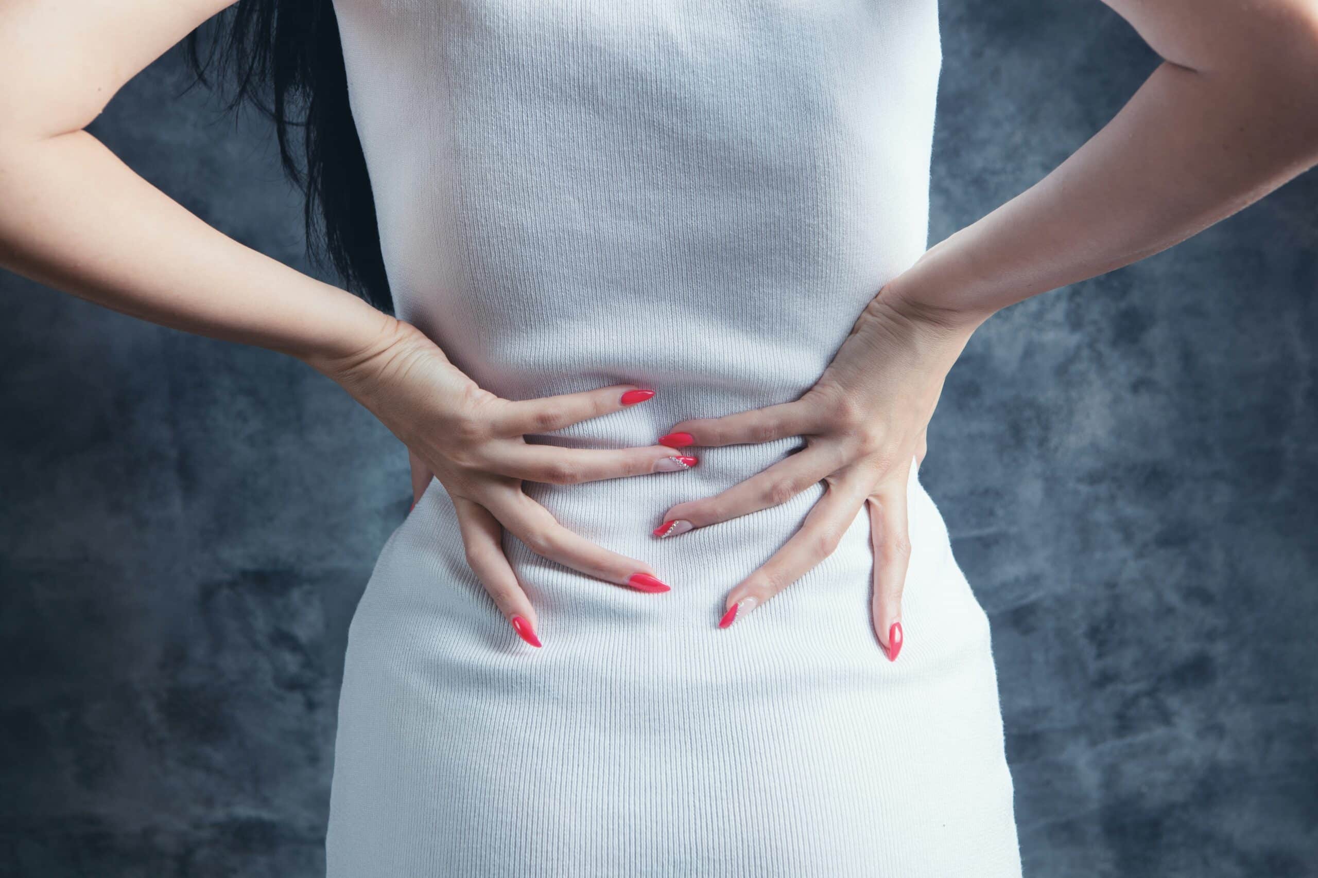 woman with pelvic pain
