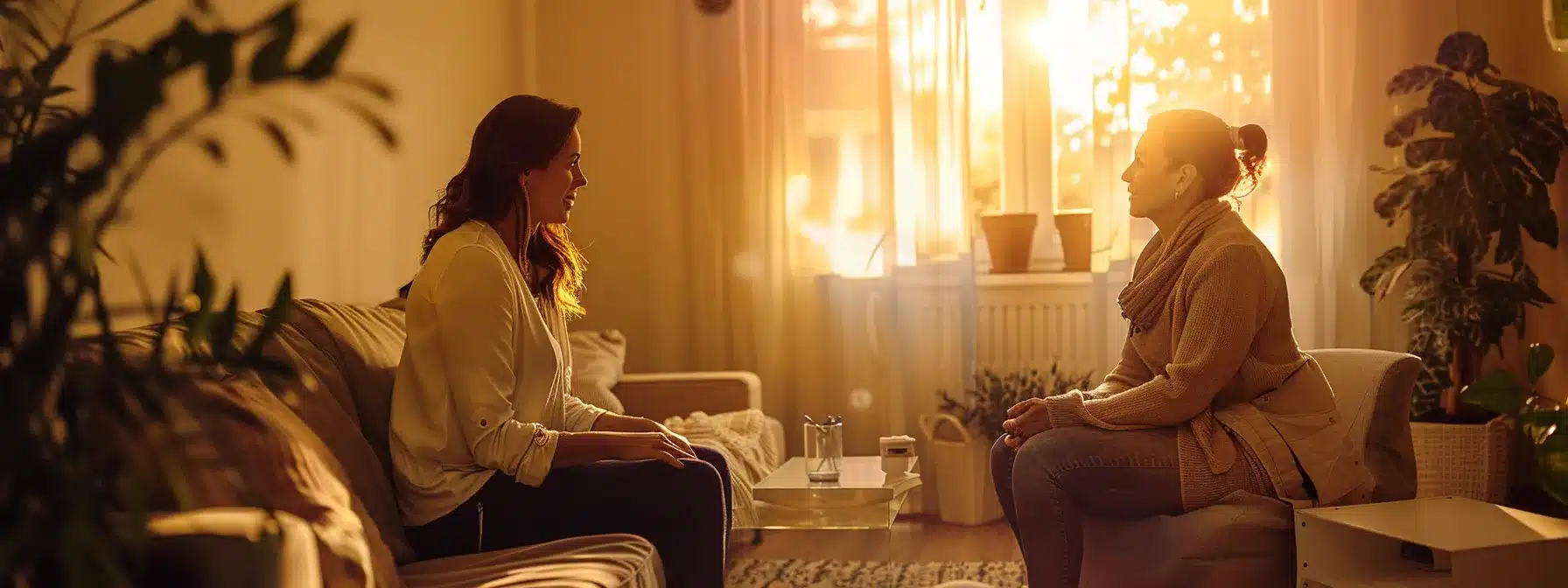a serene therapy session unfolds in a softly lit room, featuring a comforting setting where a professional counselor engages with a patient, highlighting the importance of emotional support in managing endometriosis. - Rachael Haverland Site a serene therapy session unfolds in a softly lit room, featuring a comforting setting where a professional counselor engages with a patient, highlighting the importance of emotional support in managing endometriosis.