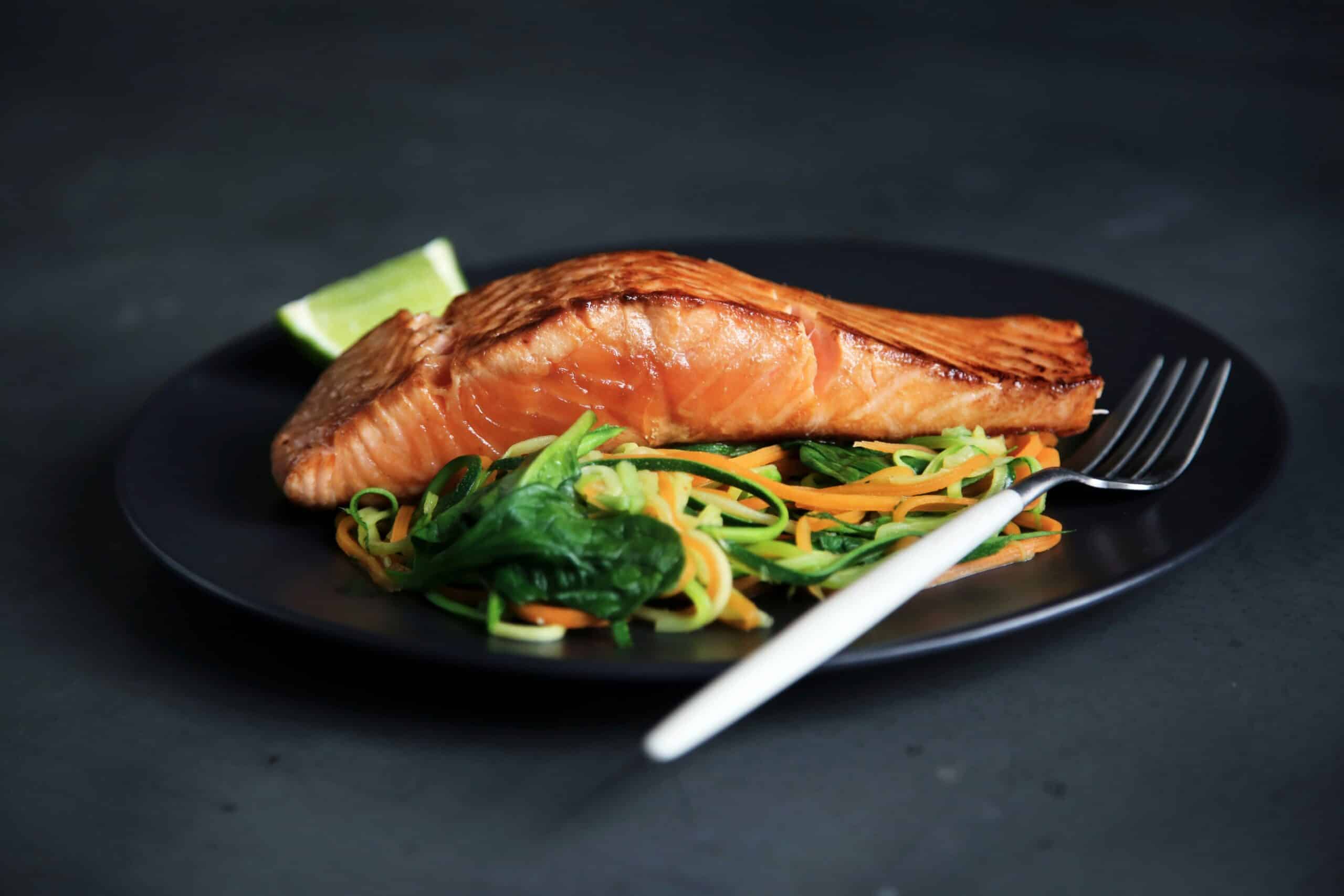 salmon with vegetables on the side - Rachael Haverland Site salmon with vegetables on the side