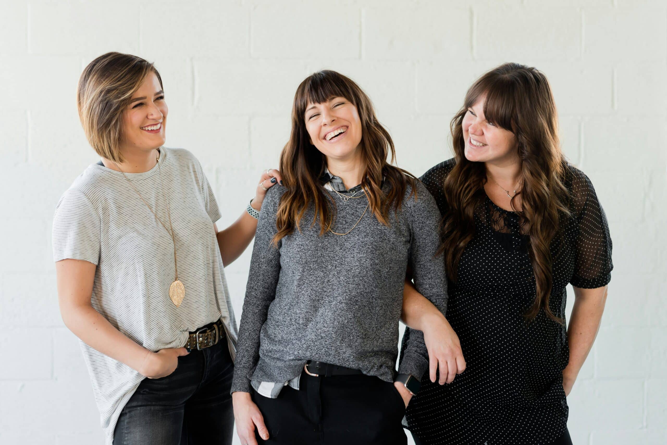 three happy women together - Rachael Haverland Site three happy women together