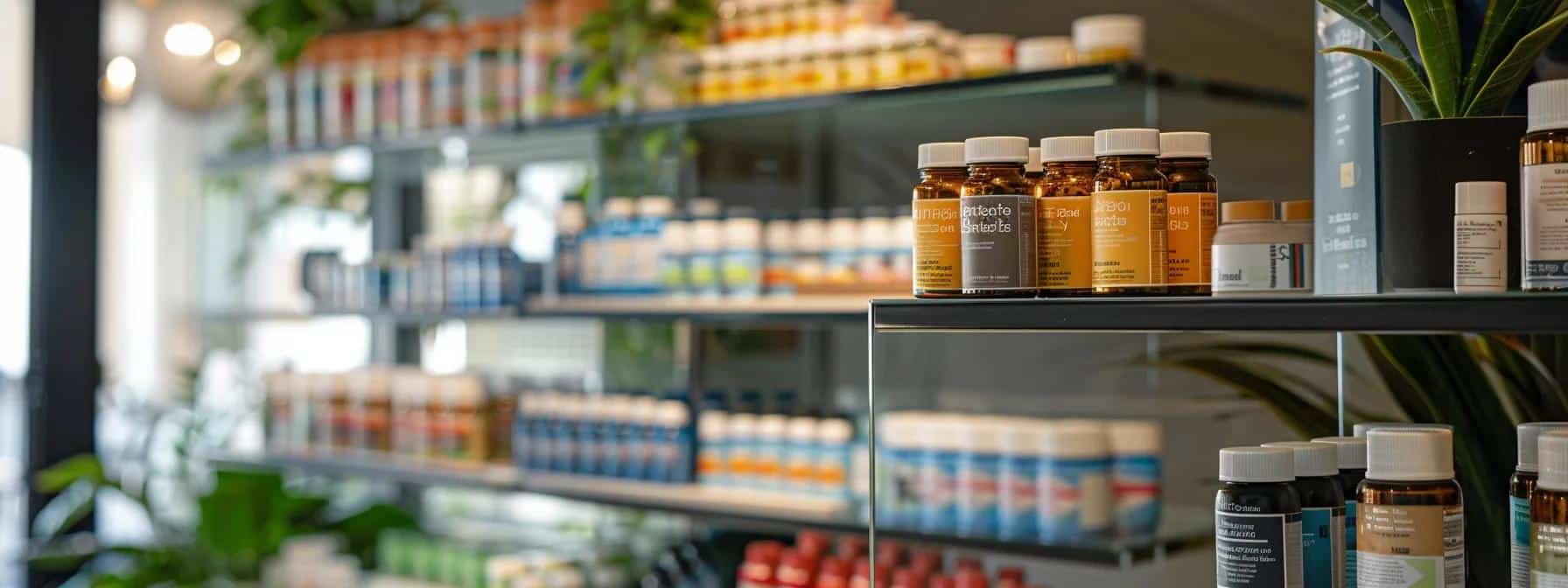 a modern, softly lit clinic office showcases an array of vibrant herbal supplements on a sleek glass shelf, emphasizing their potential to alleviate the symptoms of endometriosis, with informative pamphlets and a calming ambiance adding to the theme of holistic health support. - Rachael Haverland Site a modern, softly lit clinic office showcases an array of vibrant herbal supplements on a sleek glass shelf, emphasizing their potential to alleviate the symptoms of endometriosis, with informative pamphlets and a calming ambiance adding to the theme of holistic health support.