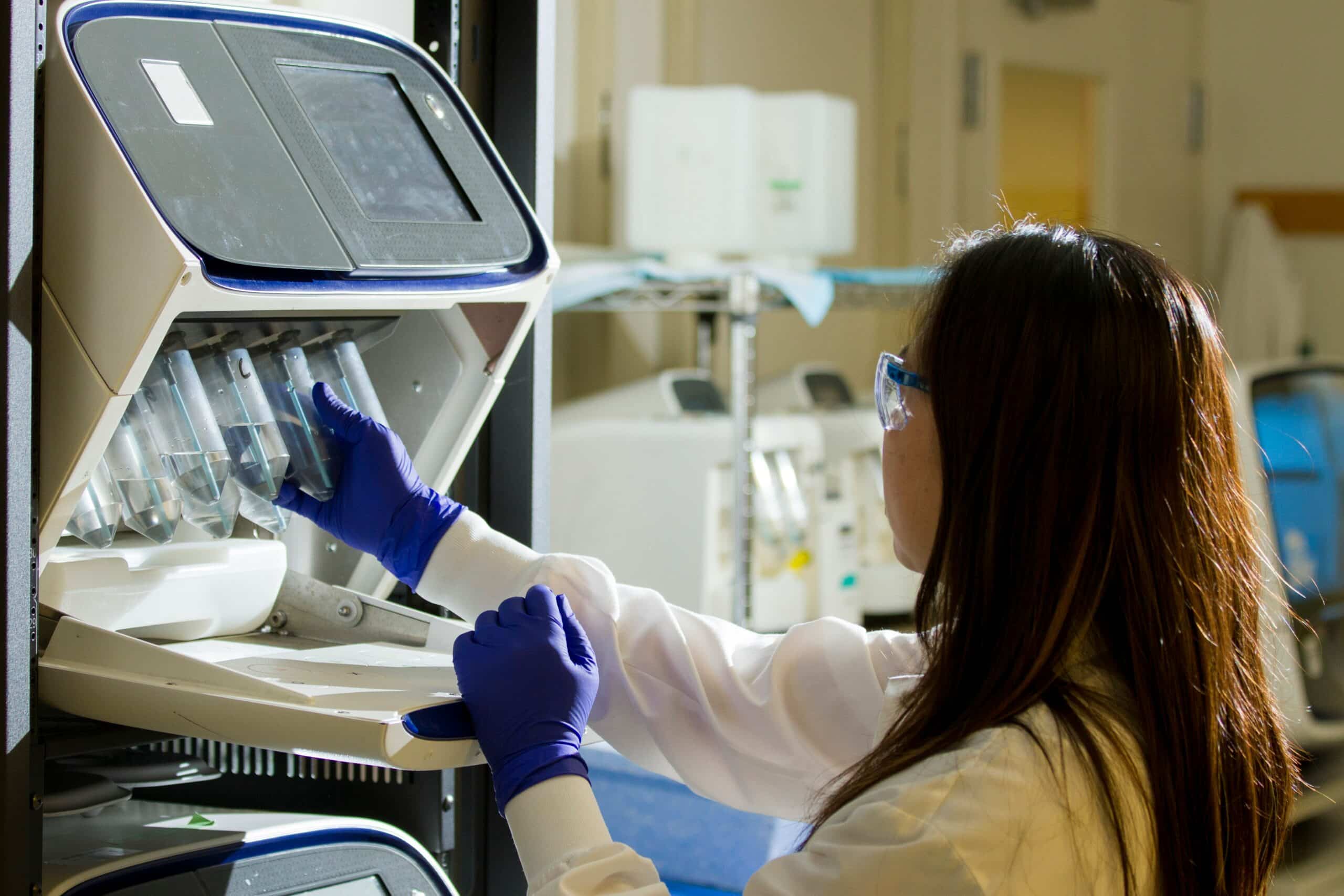 a genetic researcher in a lab - Rachael Haverland Site a genetic researcher in a lab