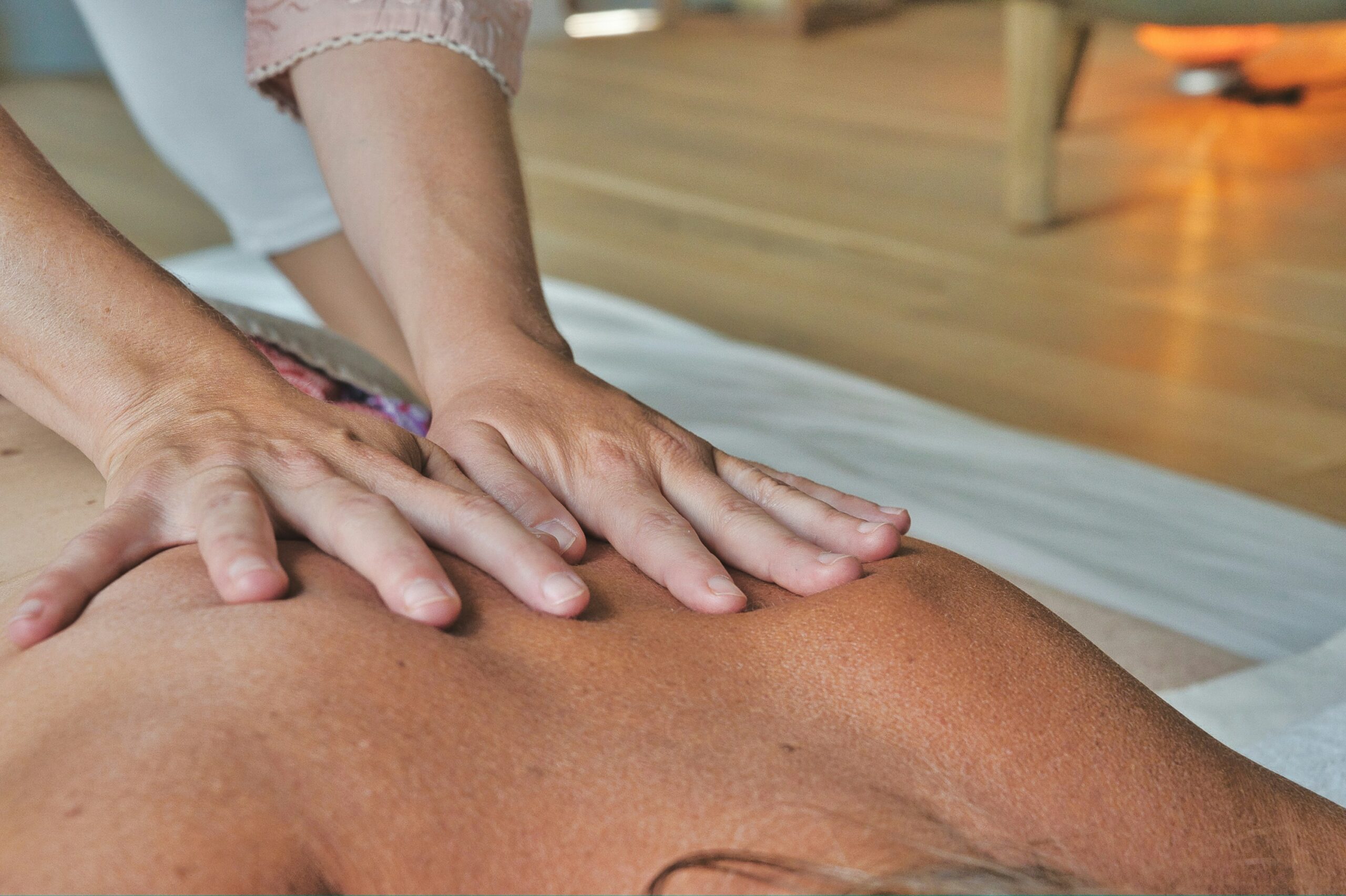 massage therapy on a patient - Rachael Haverland Site massage therapy on a patient
