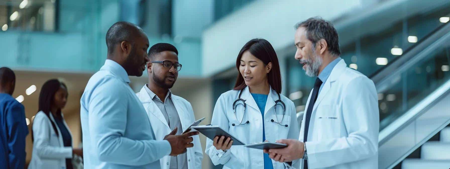 a group of healthcare professionals engaged in a focused discussion - Rachael Haverland Site a group of healthcare professionals engaged in a focused discussion