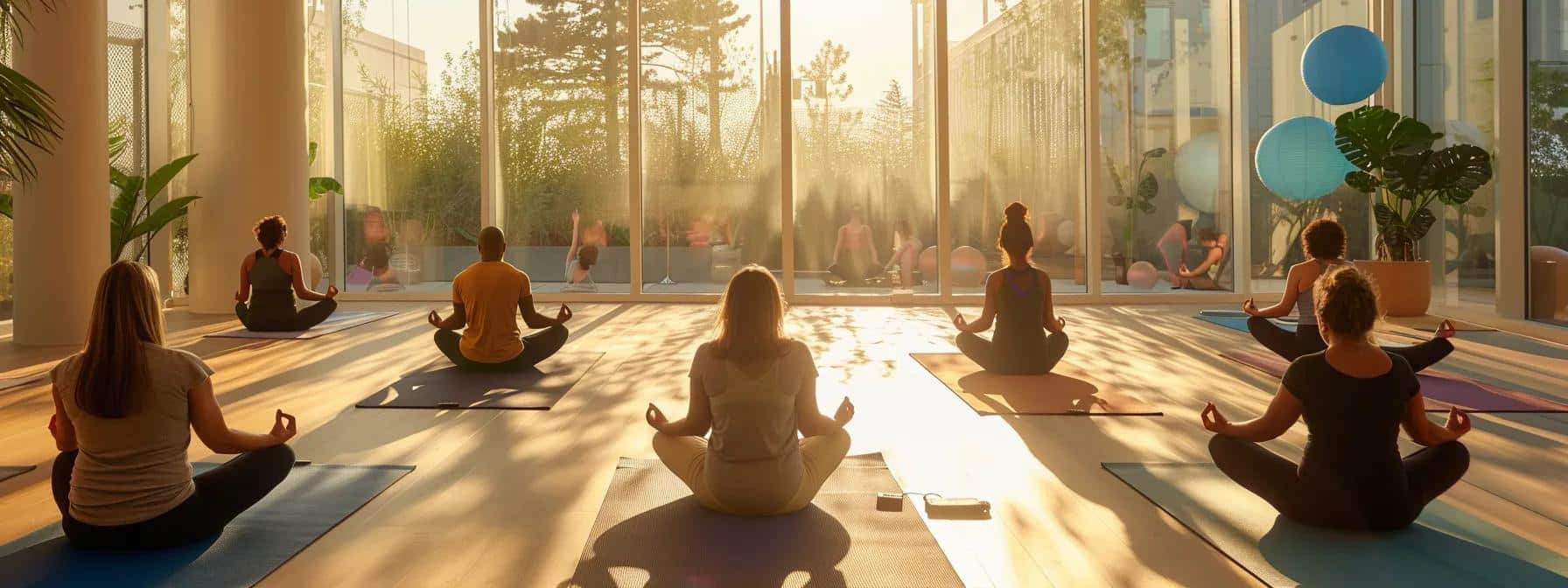 a yoga studio features a group of individuals practicing gentle yoga poses - Rachael Haverland Site a yoga studio features a group of individuals practicing gentle yoga poses
