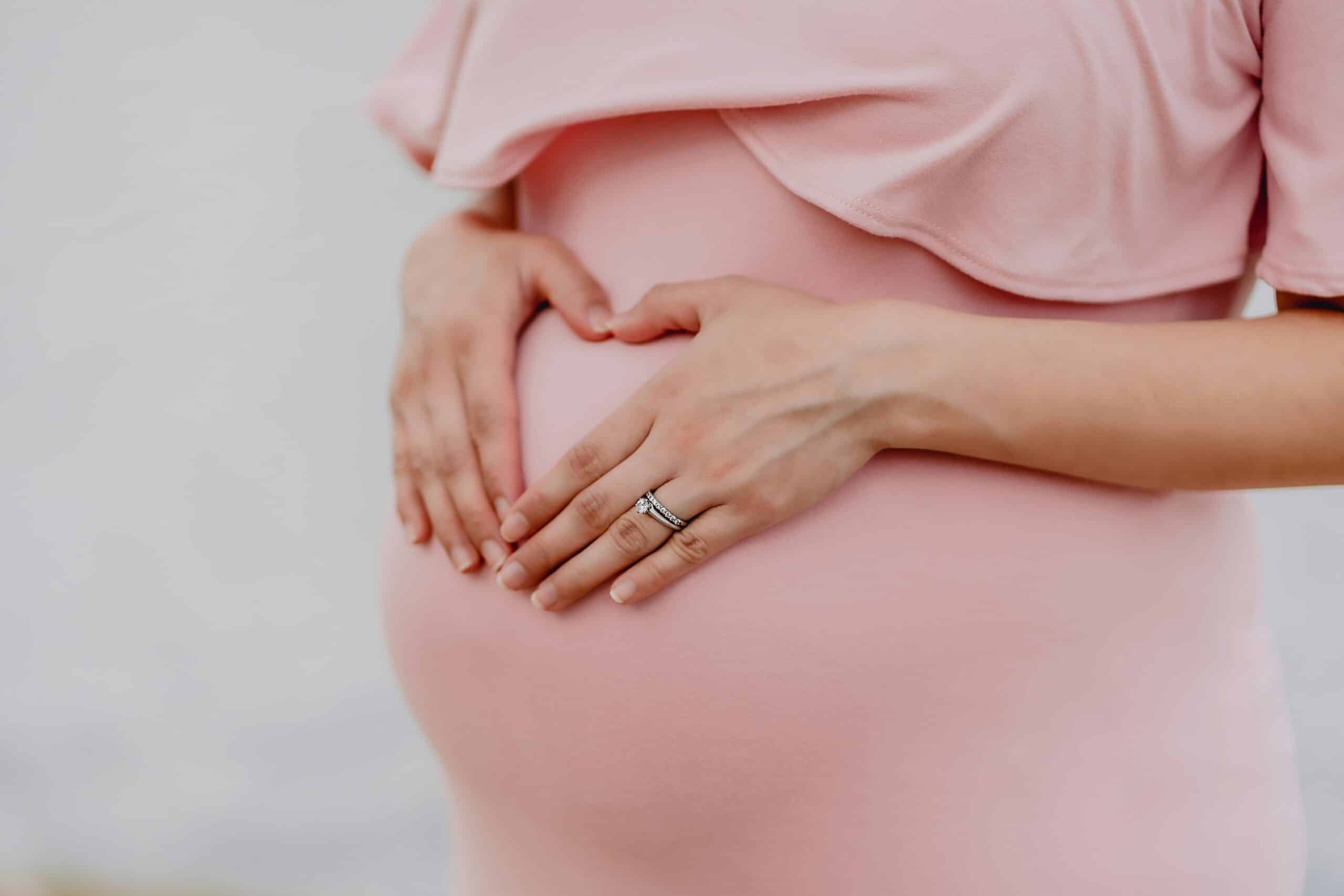 a pregnant woman