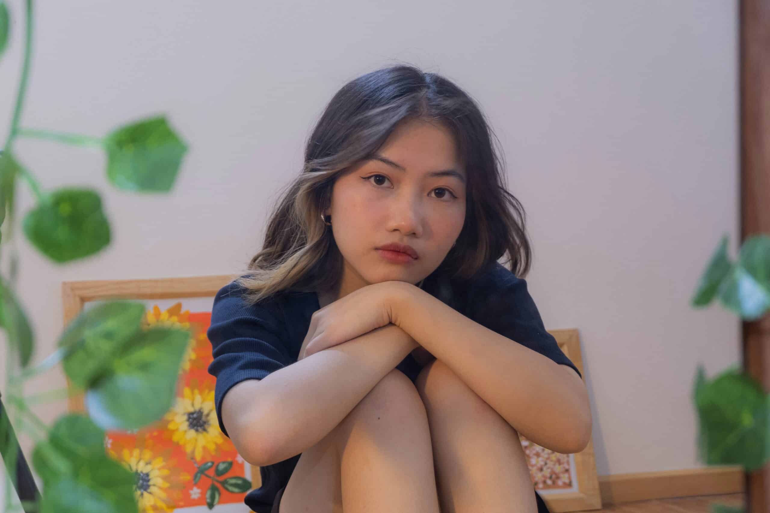 a woman sitting sad - Rachael Haverland Site a woman sitting sad