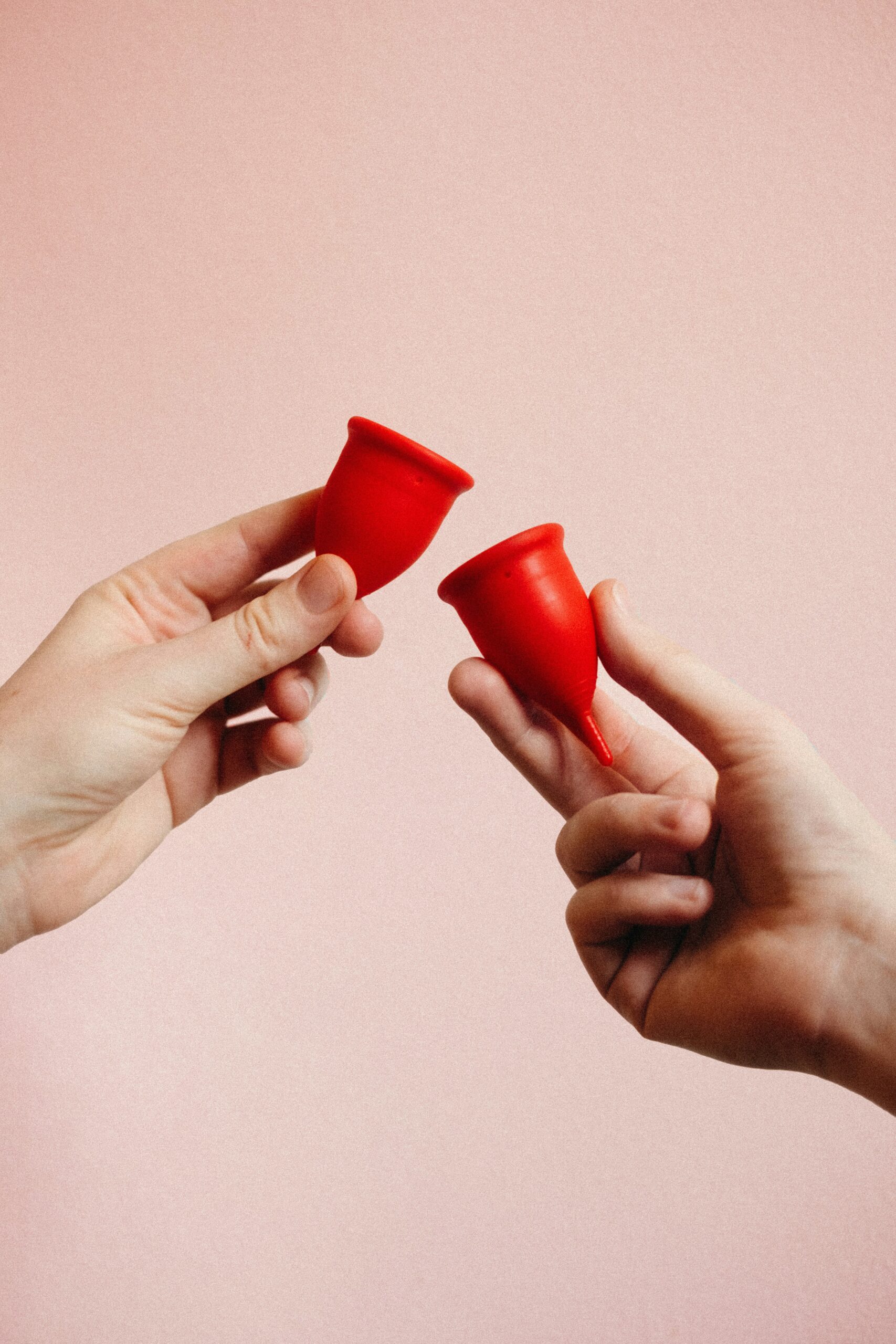 women holding menstural cups - Rachael Haverland Site women holding menstural cups