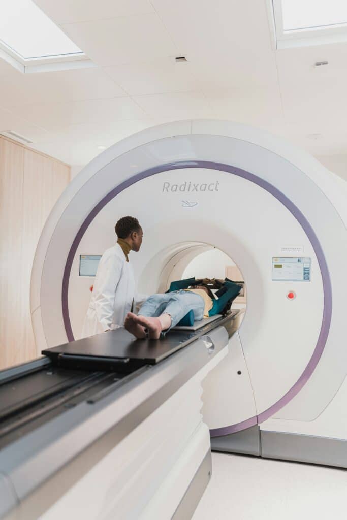 an MRI machine