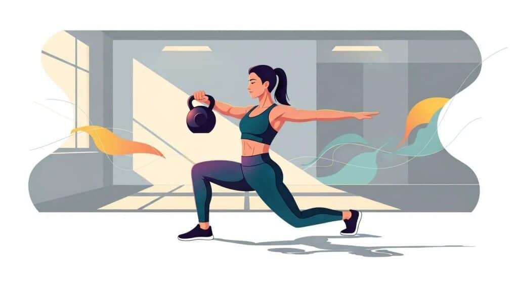 Person doing gentle strength training to support pelvic health with endometriosis