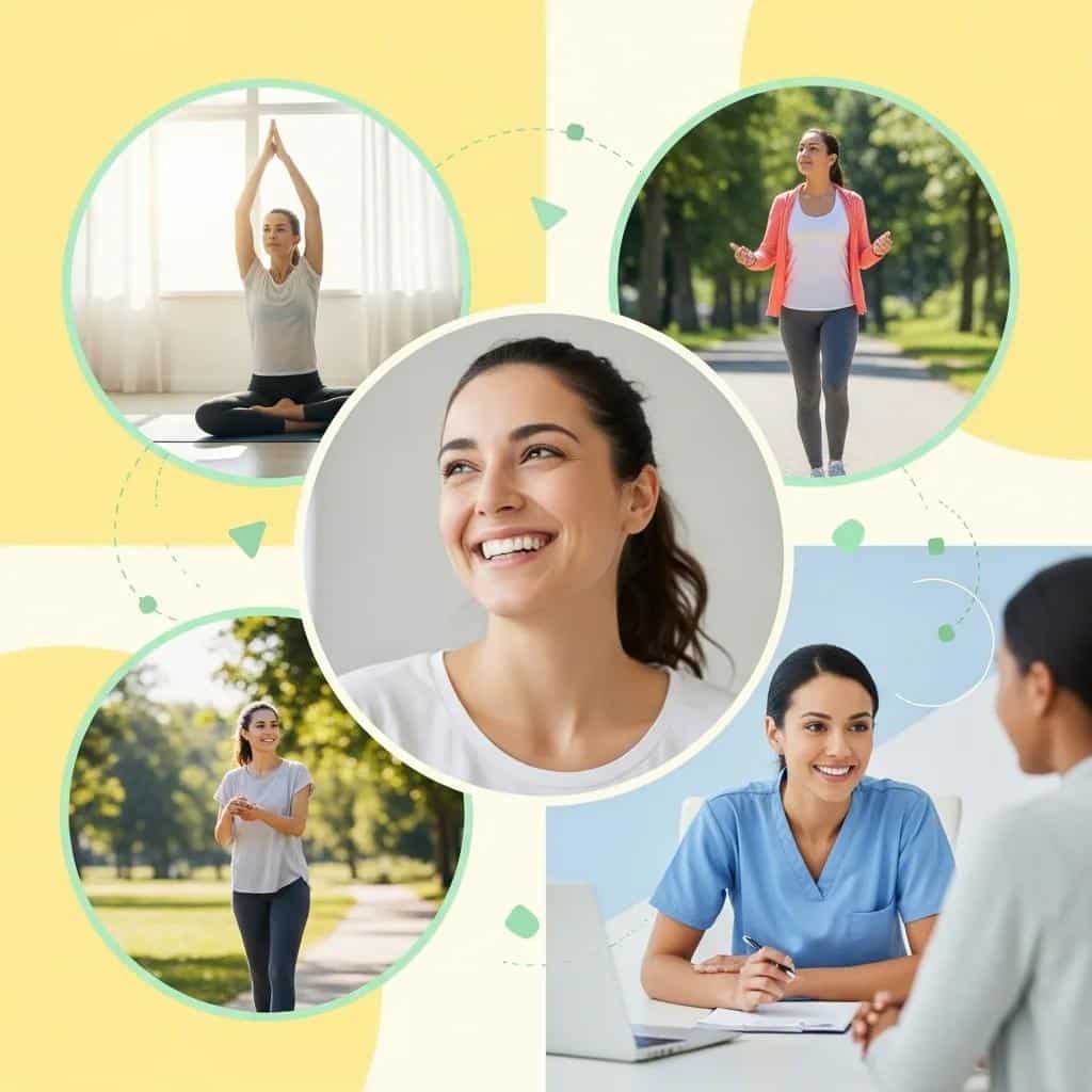 Images showing improved mobility and daily comfort after pelvic physical therapy