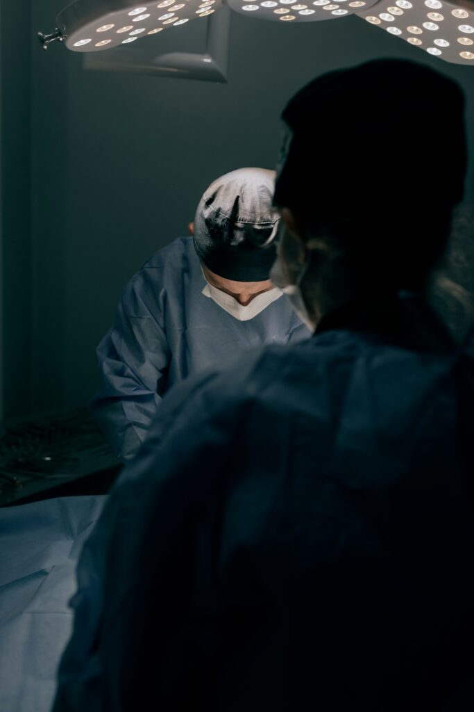surgeon performing surgery