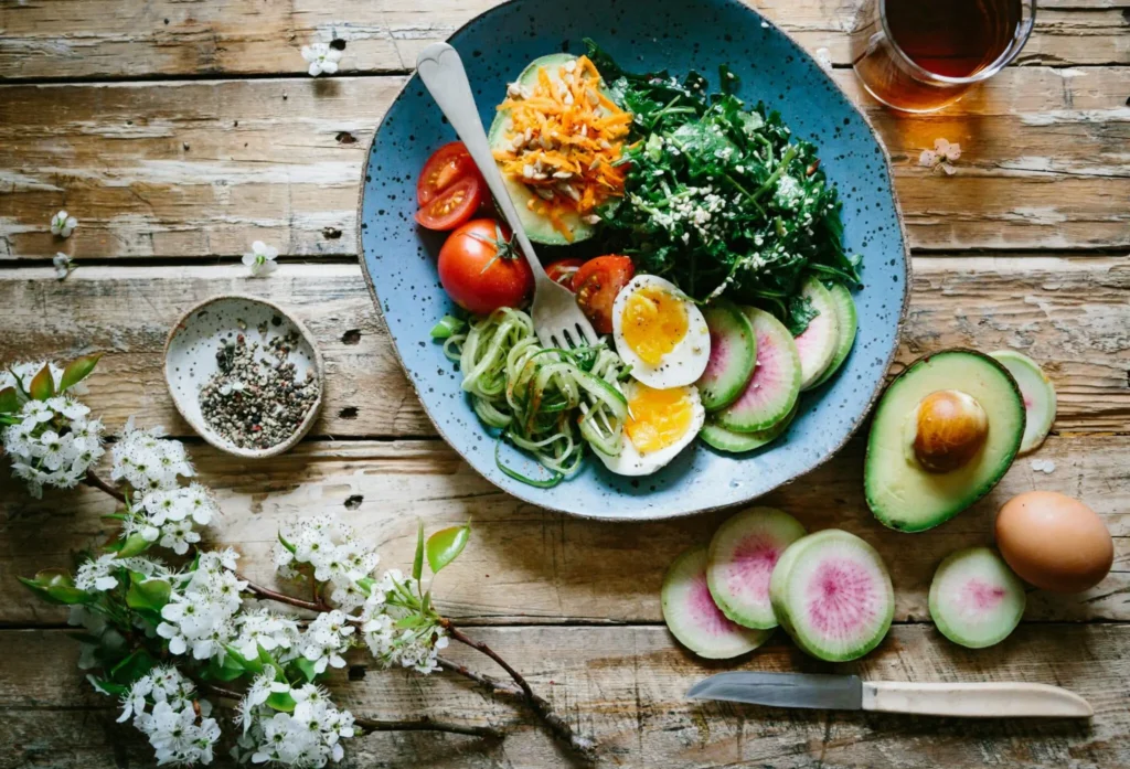 healthy bowl of food