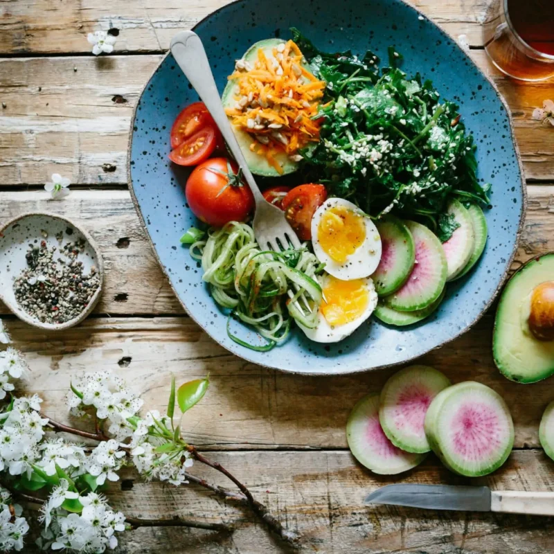 healthy bowl of food