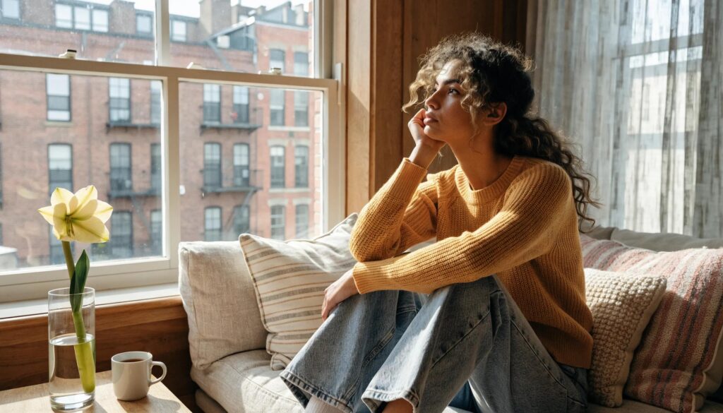 Woman representing hope and resilience in understanding frozen pelvis and endometriosis