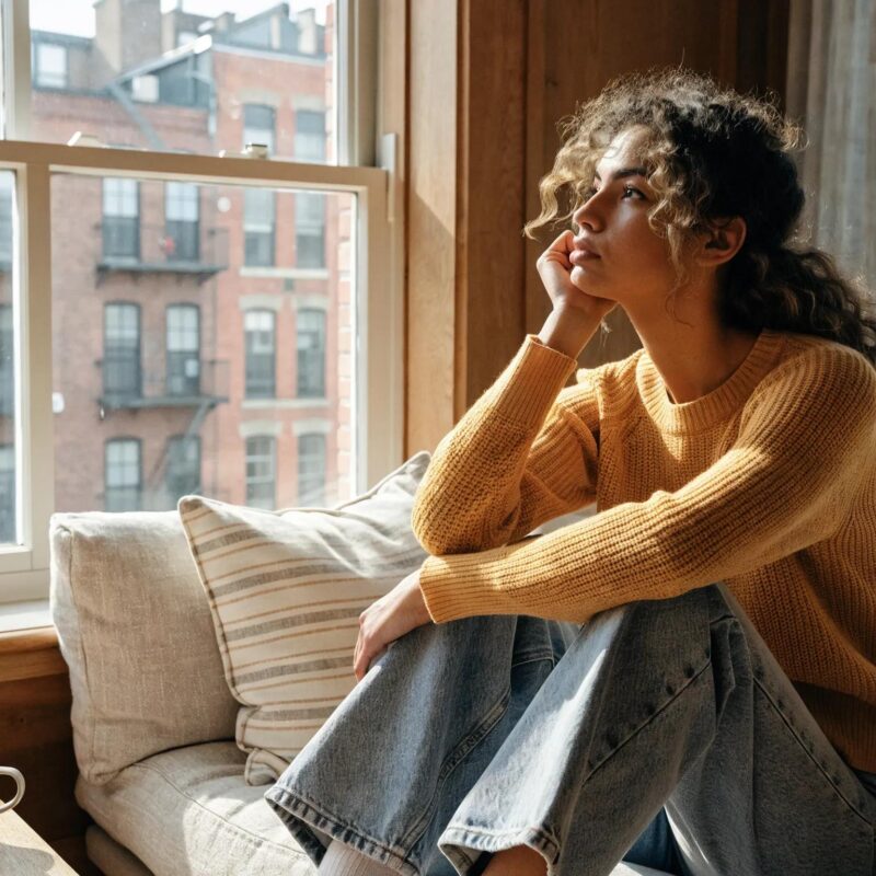Woman representing hope and resilience in understanding frozen pelvis and endometriosis