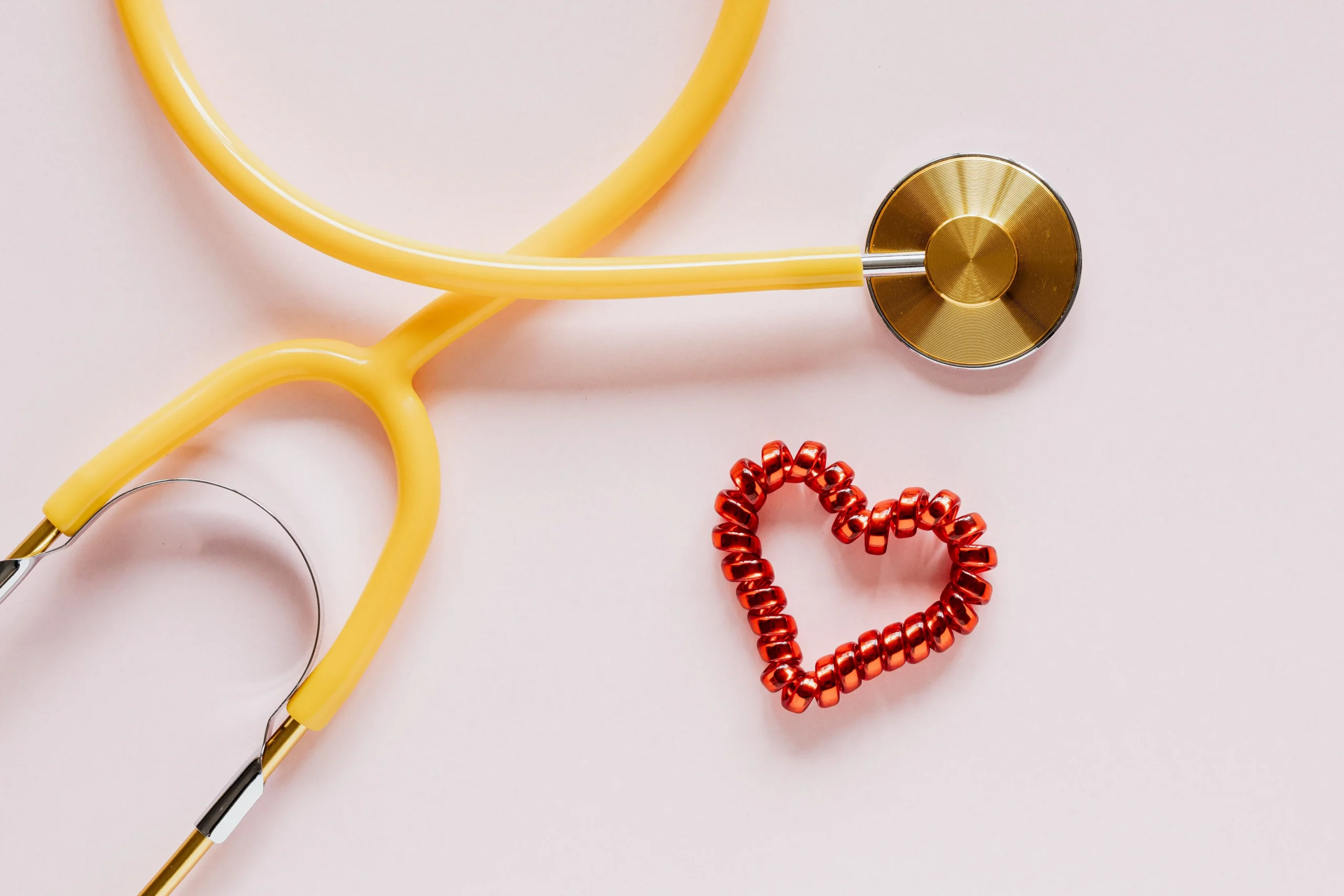 A yellow stethoscope