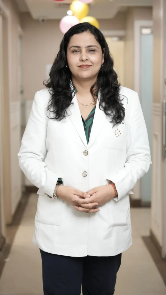 A female doctor